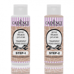 Transparent Spider Crackle ANTIQUE CREAM 70+70ml.*