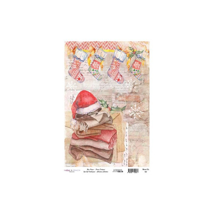 copy of Set TIEMPO DE NAVIDAD Papel Arroz Soft A4