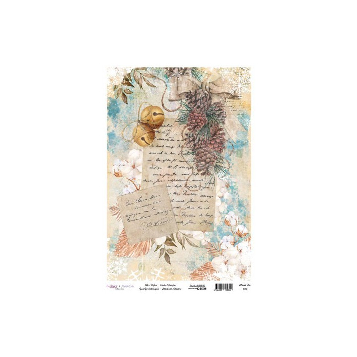 Papel Arroz CADENCE DreamArt A3