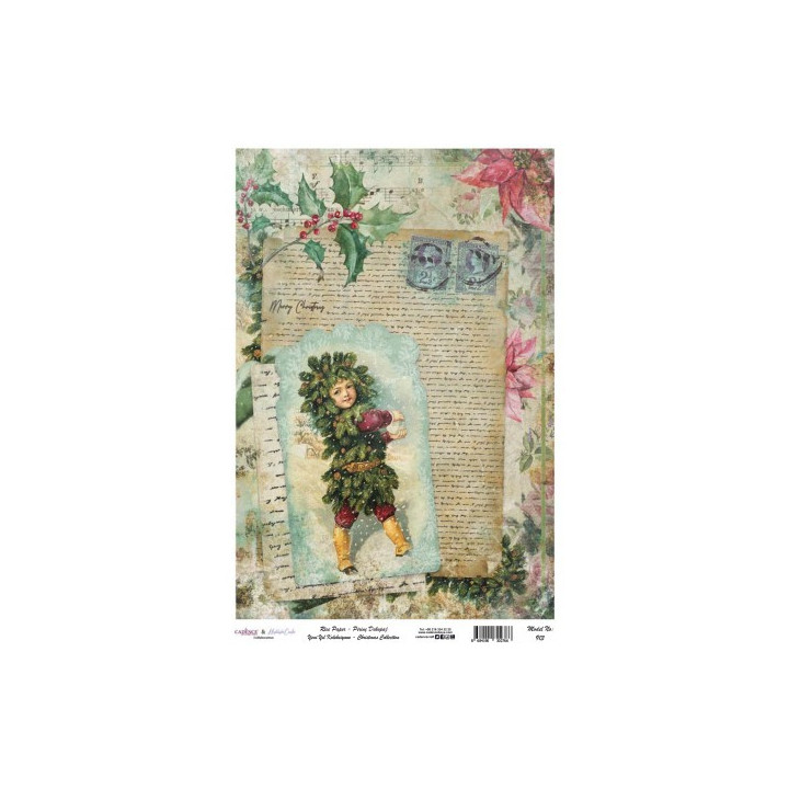 copy of Set TIEMPO DE NAVIDAD Papel Arroz Soft A4