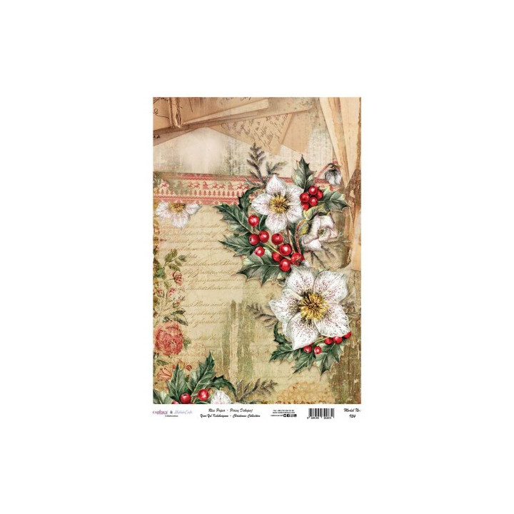 copy of Set TIEMPO DE NAVIDAD Papel Arroz Soft A4