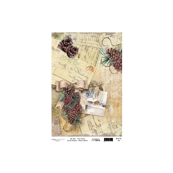 copy of Set TIEMPO DE NAVIDAD Papel Arroz Soft A4