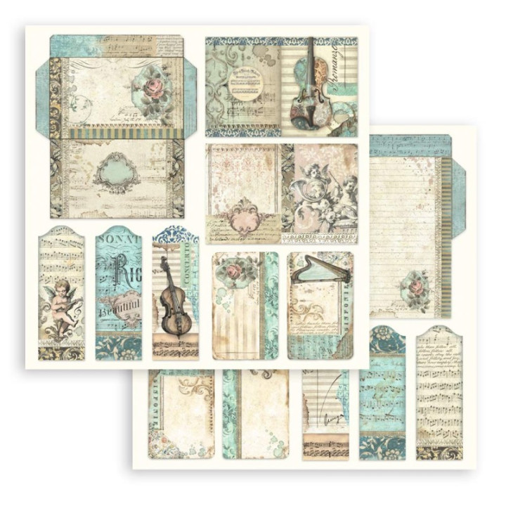 Stack papeles Stamperia 30x30 CEREMONY