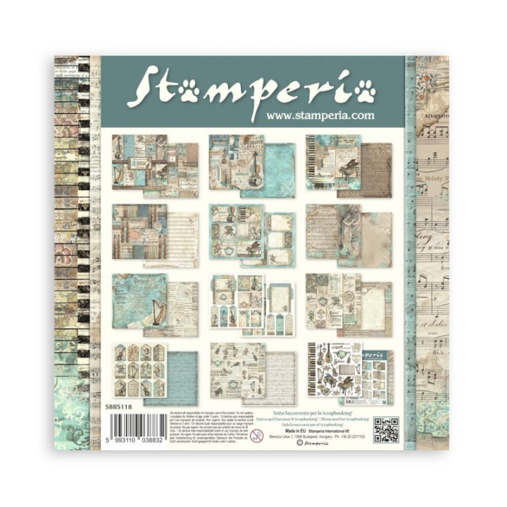 Stack papeles Stamperia 30x30 CEREMONY