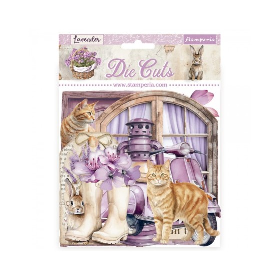 Die cuts surtido - Lavender