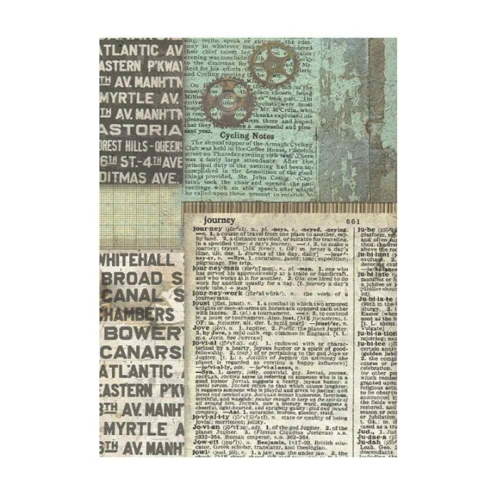 Papel arroz 4442 A4 Mannequin - Stamperia