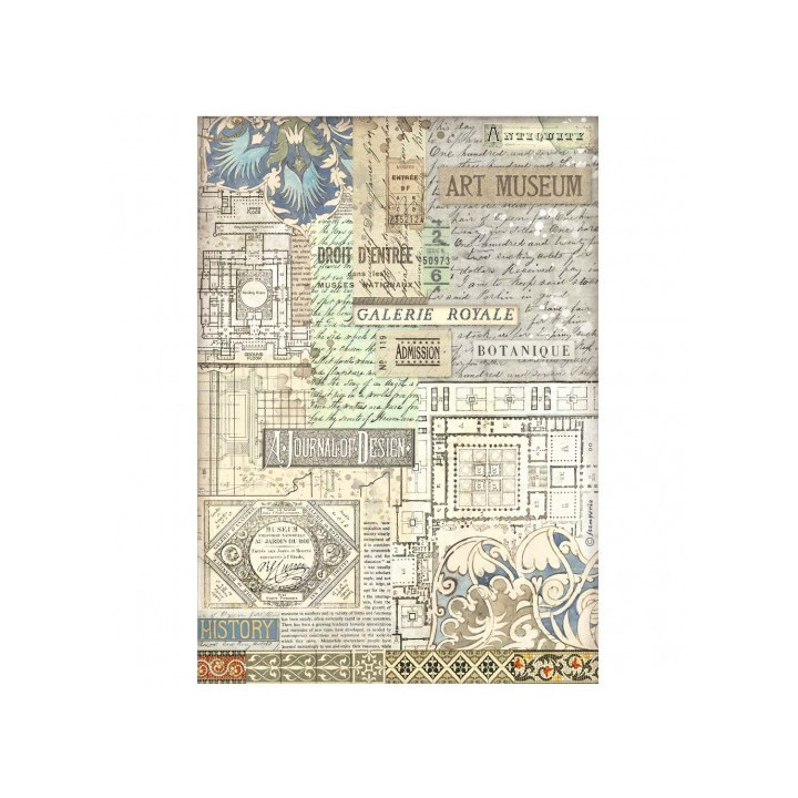 Papel arroz 4442 A4 Mannequin - Stamperia