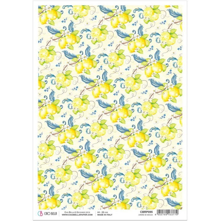 Rice Paper A4 Limoni di Sicilia*