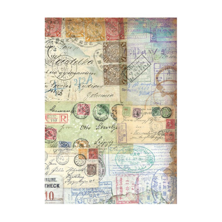 Papel arroz 4442 A4 Mannequin - Stamperia