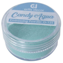 Polvos Embossing Opaco Candy Aqua 7 grs.*