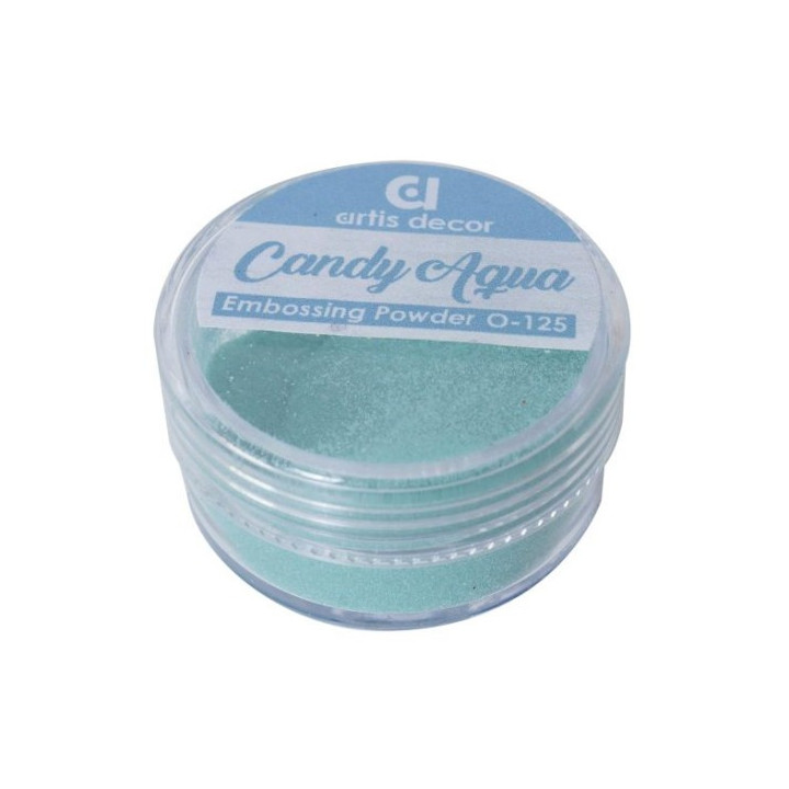 Polvos Embossing Opaco Candy Aqua 7 grs.*