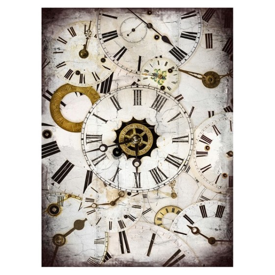 Papel arroz ESFERAS RELOJ*