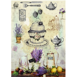 Papel de Arroz PASTEL LAVANDA*