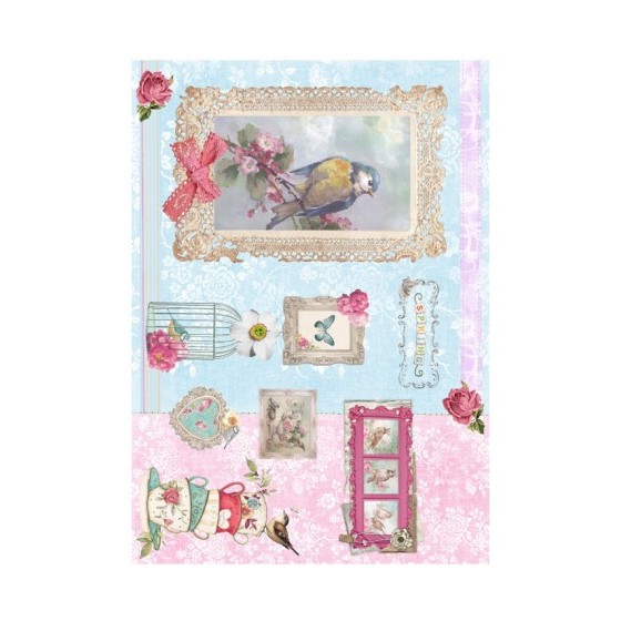 Papel de Arroz SPRING SHABBY*