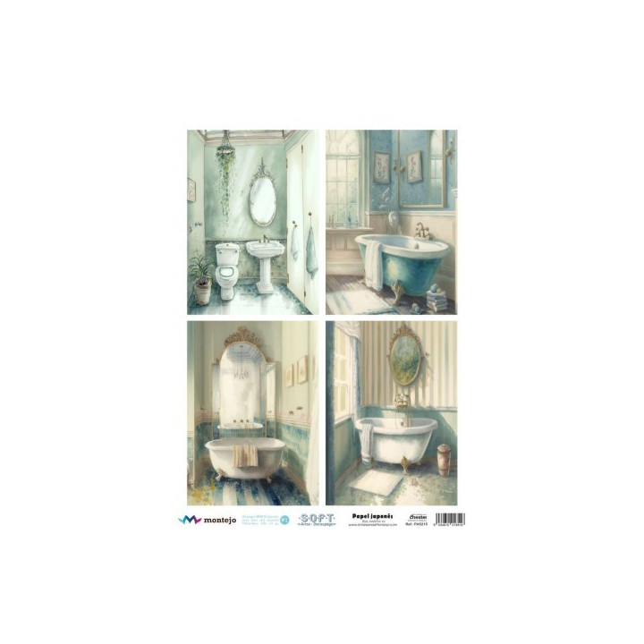 Papel arroz 4442 A4 Mannequin - Stamperia