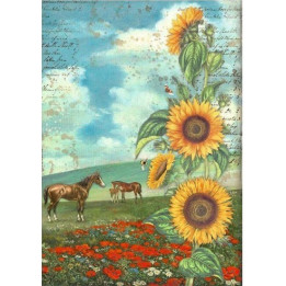 Papel arroz 4442 A4 Mannequin - Stamperia