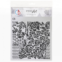 copy of Texture Stencil 8x8 Spring Fresh Flowers