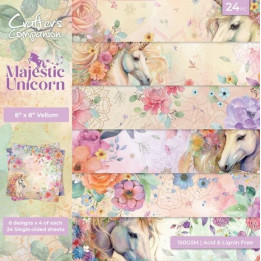 VELLUM Majestic Unicorn de 8x8 pulgadas (MU-VELPAD8)