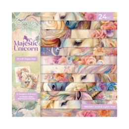 Bloc de papel Majestic Unicorn de 15x15cm pulgadas (MU-PAD6)
