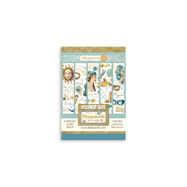copy of Washi pad 8 hojas A5 Coffee and chocolate Stamperia