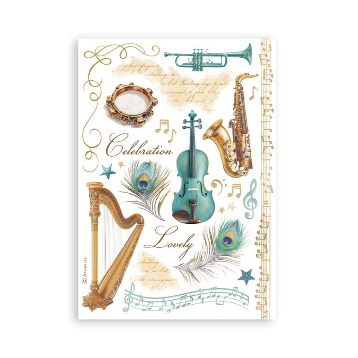 copy of Washi pad 8 hojas A5 Coffee and chocolate Stamperia