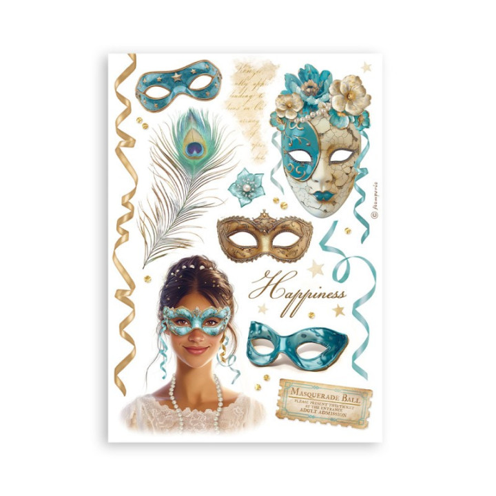 copy of Washi pad 8 hojas A5 Coffee and chocolate Stamperia
