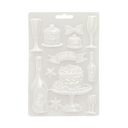 Stamperia Soft Mould A5 Garden herramientas