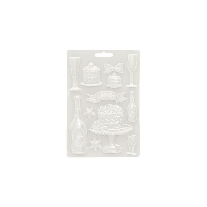 Stamperia Soft Mould A5 Garden herramientas