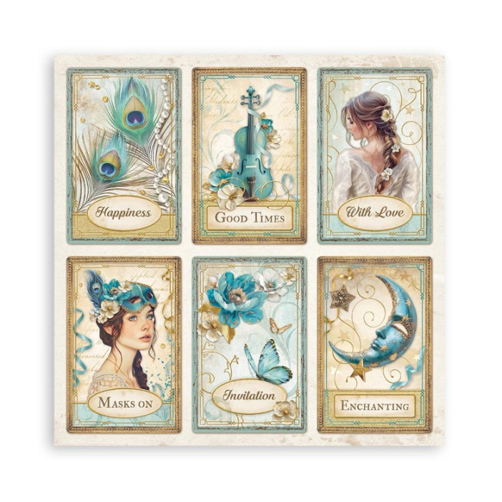 copy of Colección Scrap Stamperia 20.3x20.3 Brocante Antiques Una cara