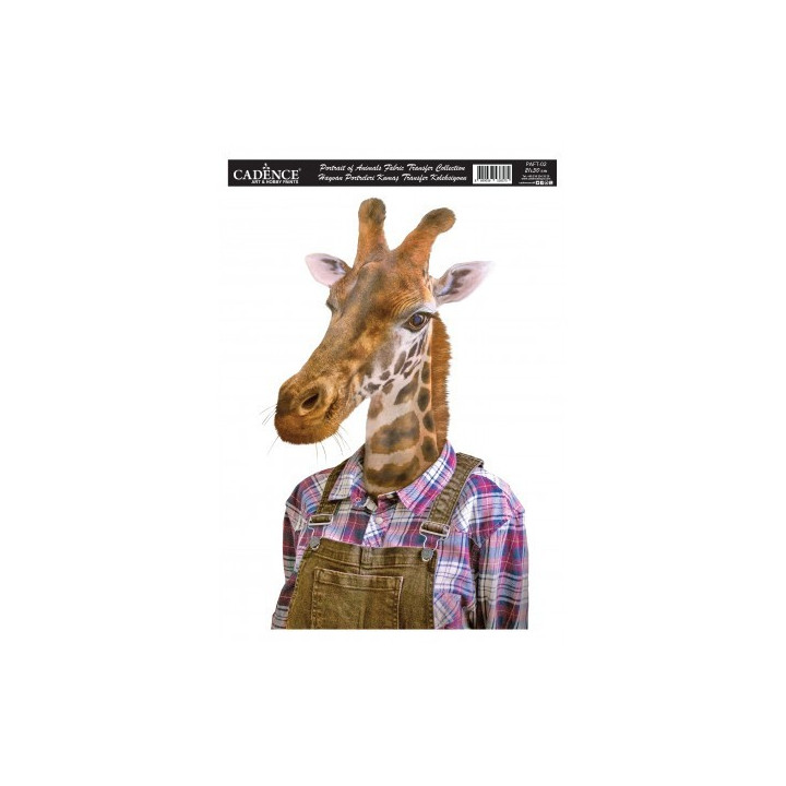 PAFT02 Transfer TELA Animal Portrait 25x35