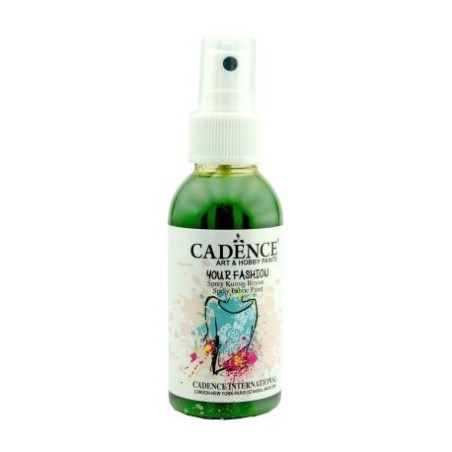 Pintura textil 1111 en spray verde