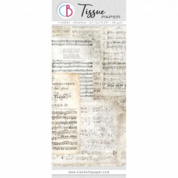 Tissue Paper VINTAGE MUSIC 69x49cm