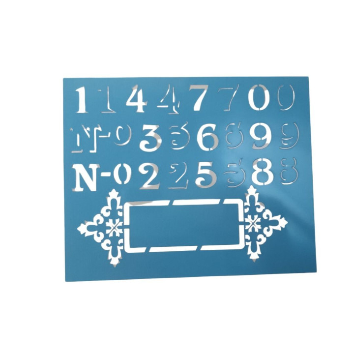 Stencil NATIONAL MFG