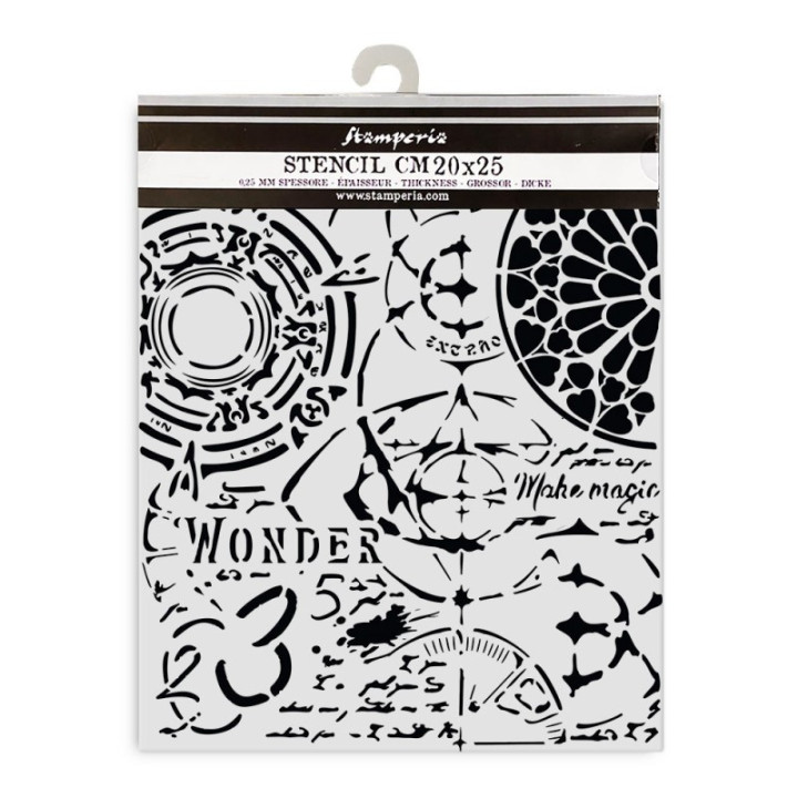 KSTD060 Stencil Stamperia alphabet 20x25 cms