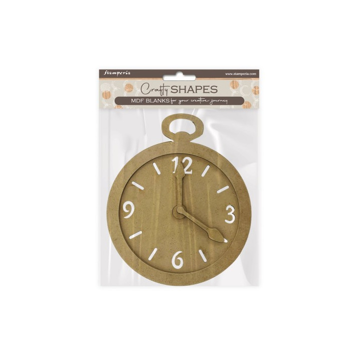 Formas decorativas Stamperia : Reloj