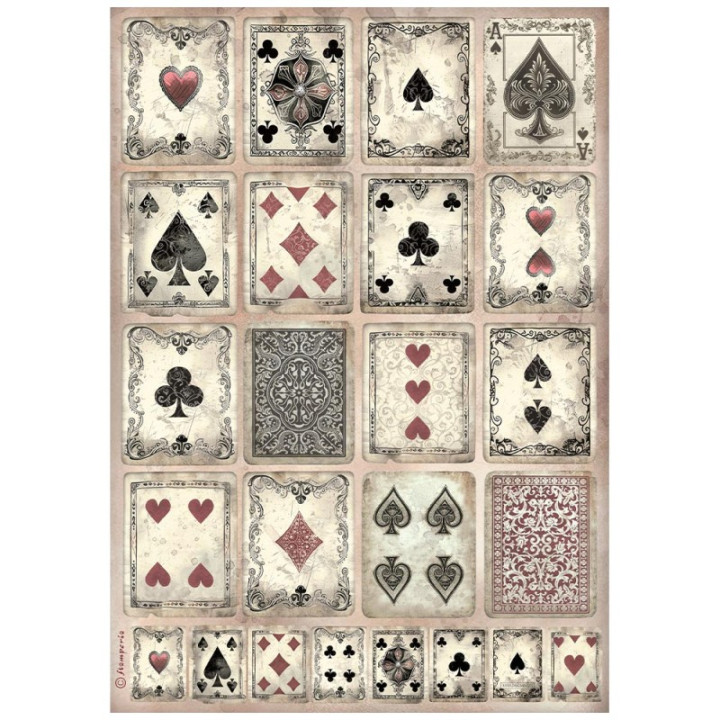 Kit 6 Papeles arroz A-4 Master of Magic Stamperia