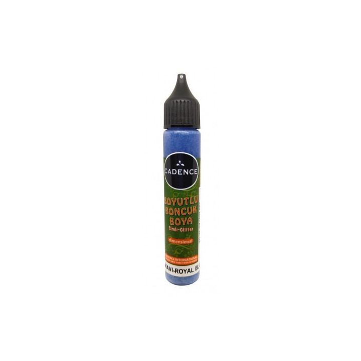 Pintura Dimensional GLITTER Azul Real