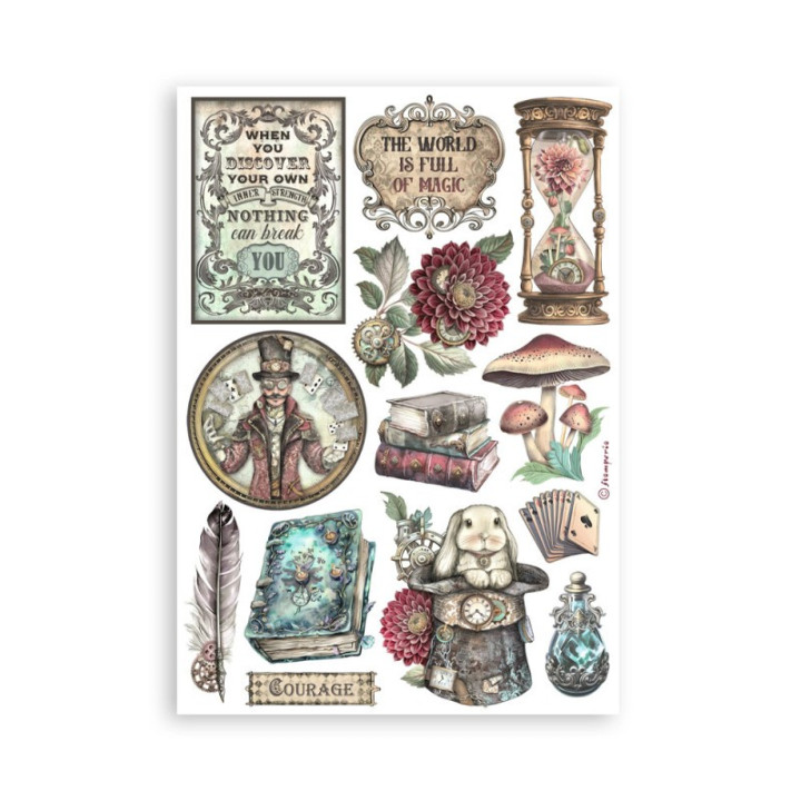 copy of Washi pad 8 hojas A5 Coffee and chocolate Stamperia