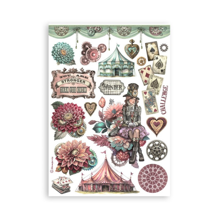 copy of Washi pad 8 hojas A5 Coffee and chocolate Stamperia