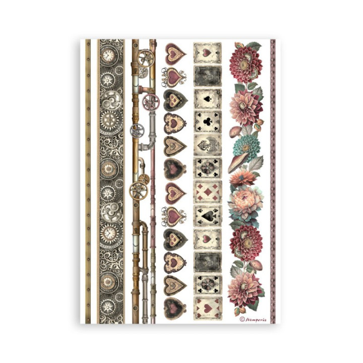Washi pad 8 hojas A5 Master of Magic Stamperia