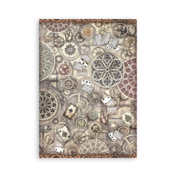 Washi pad 8 hojas A5 Master of Magic Stamperia