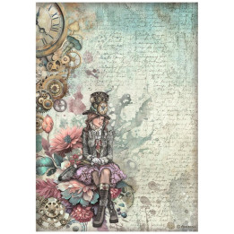 Papel arroz 4442 A4 Mannequin - Stamperia