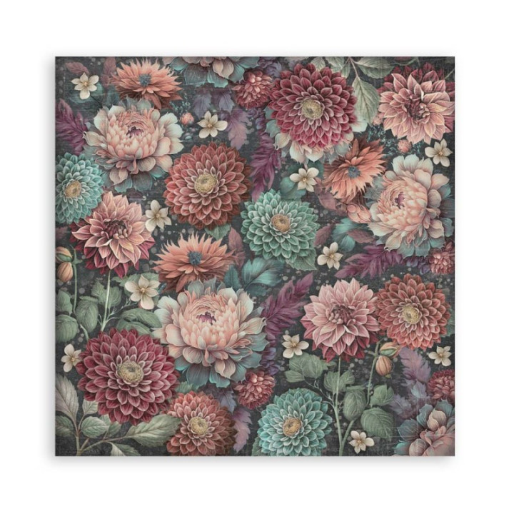 Maxi Block Papeles Scrap Stamperia 20 x20 Master of Magic 1 cara***