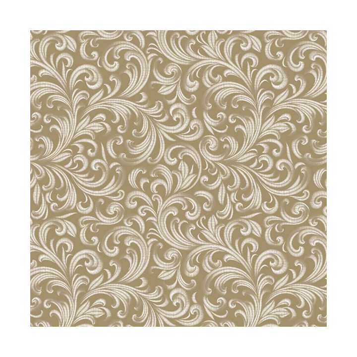 Servilletas 33x33 cm - Wallpaper Ornament Gold