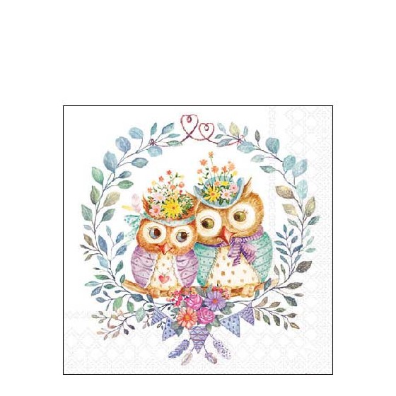 Servilletas 25x25 cm - Owl...