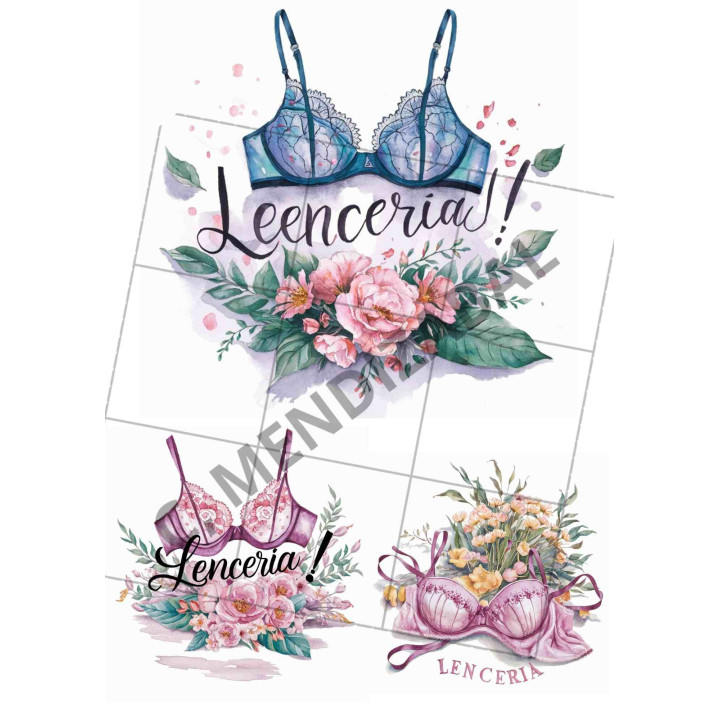 Papel de Arroz LENCERIA
