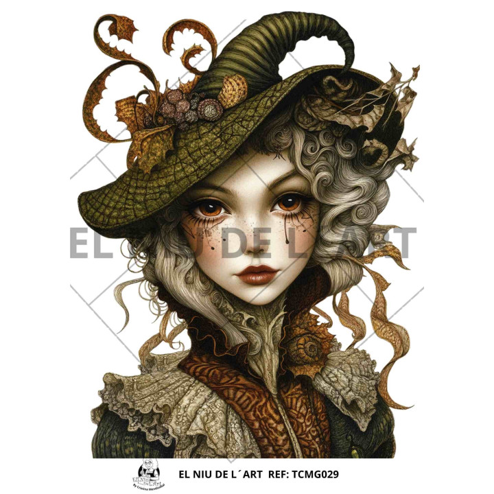 Transfer DTF Mulher Arlequim 029