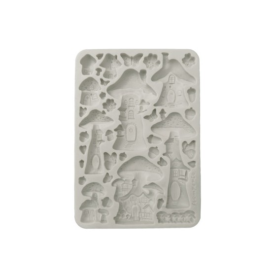 Stamperia Silicone mold A5 Hidden Grove casa de setas