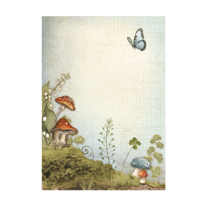 Papel arroz 4442 A4 Mannequin - Stamperia