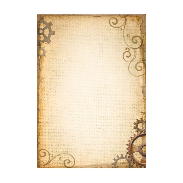 Kit 8 Papeles arroz A-6 backgrounds Hidden Grove Stamperia